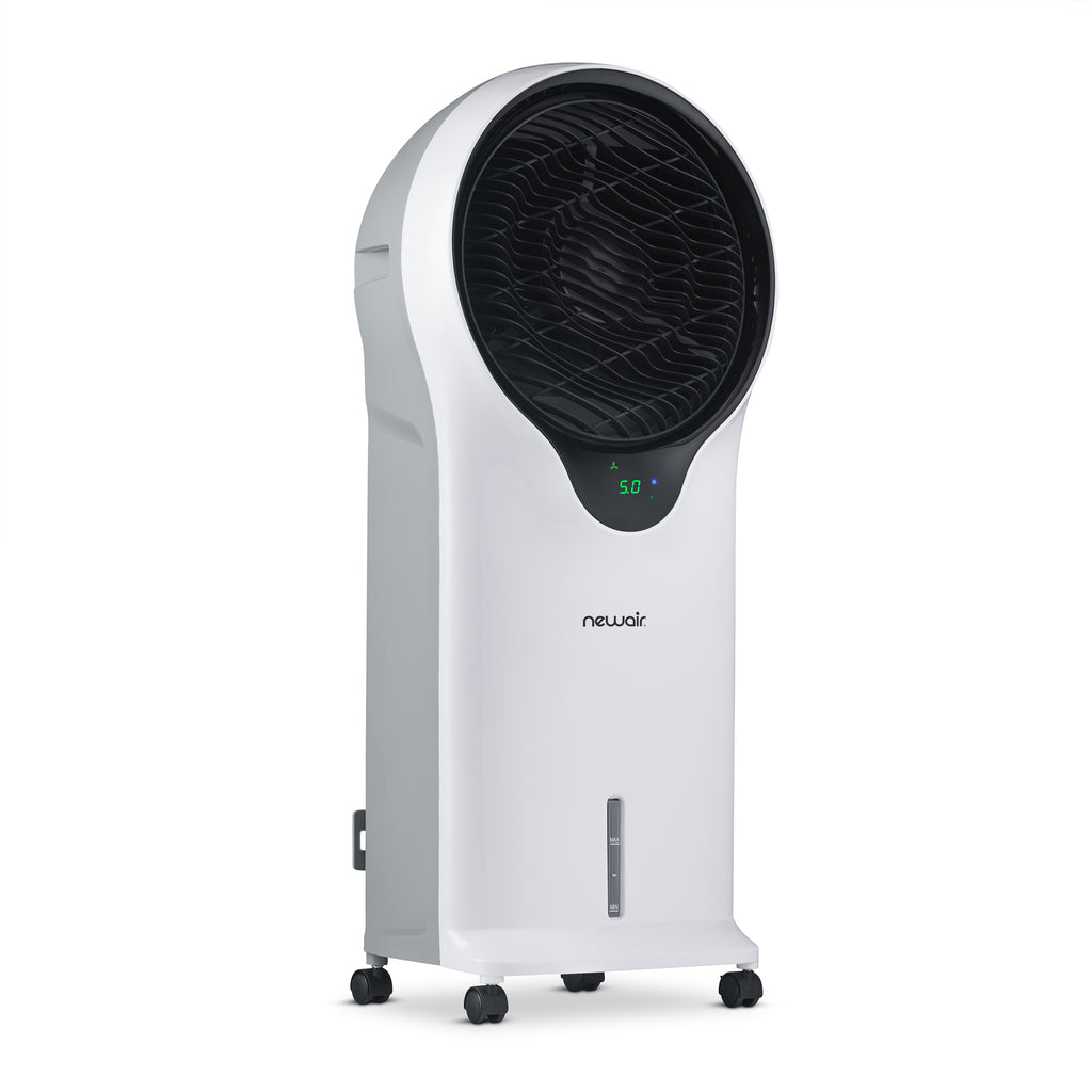NewAir Evaporative Air Cooler and Portable Cooling Fan in White