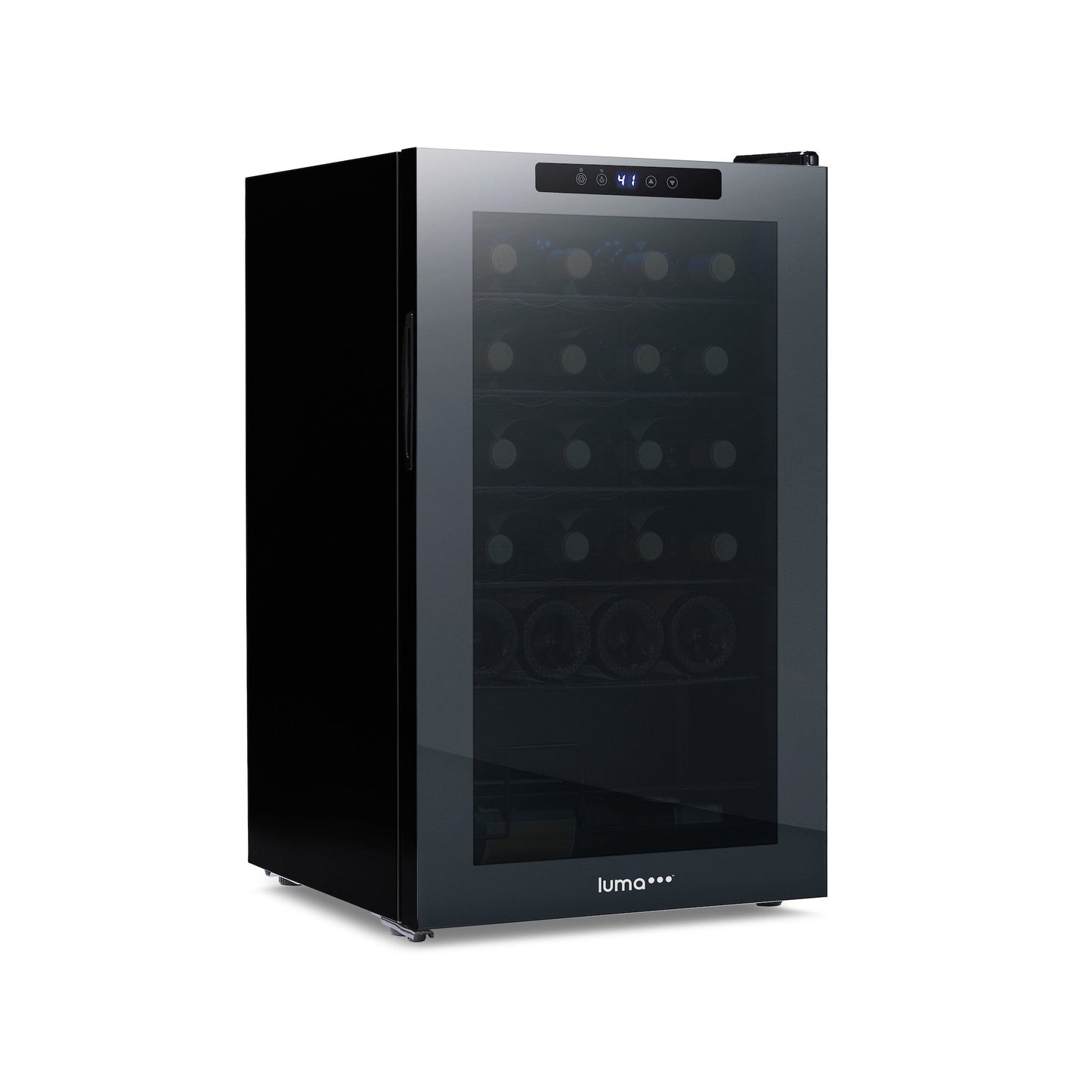 Luma® 24-Bottle 16.9" Black Freestanding Wine Fridge