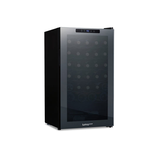 Luma® 34-Bottle 18.7" Black Freestanding Wine Fridge