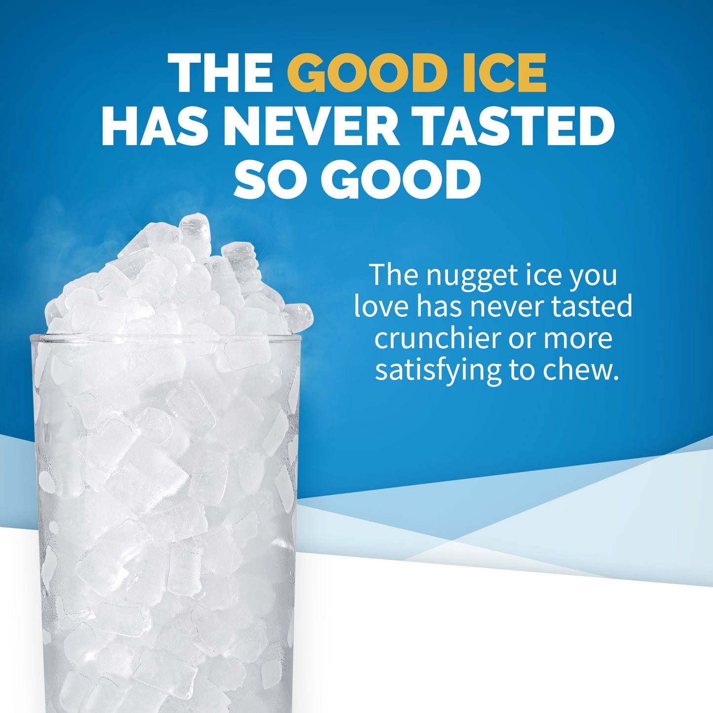 Newair® Countertop Ice Maker. Nugget Ice, 42 lbs/day - Stainless Steel