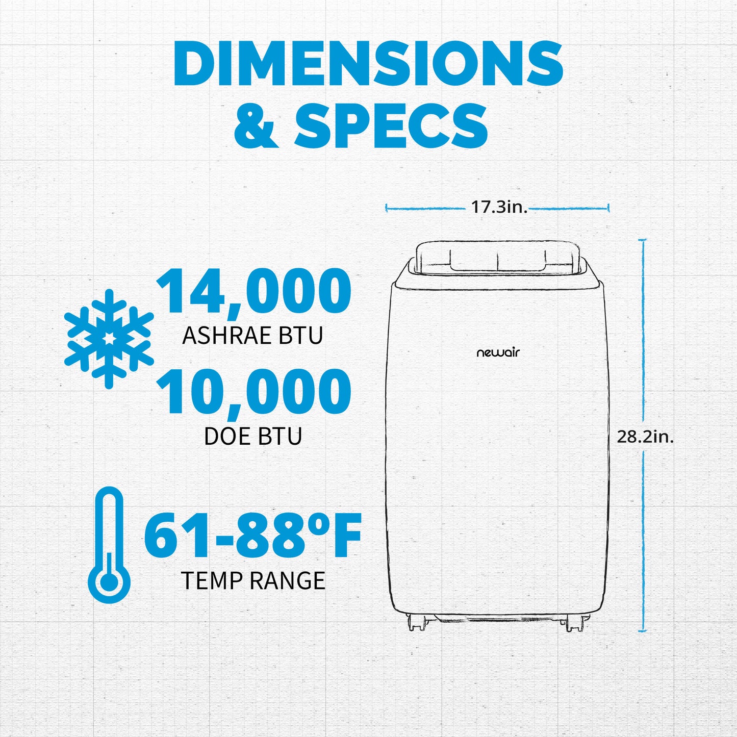 Newair® Portable Air Conditioner - 14,000 BTUs