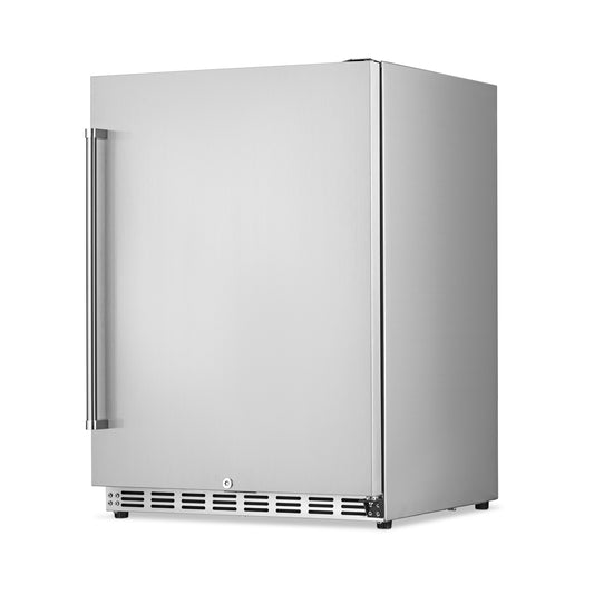 Newair® 24" 5.3 Cu. Ft. Commercial Built-In Stainless Steel Beverage Fridge - 23.6"