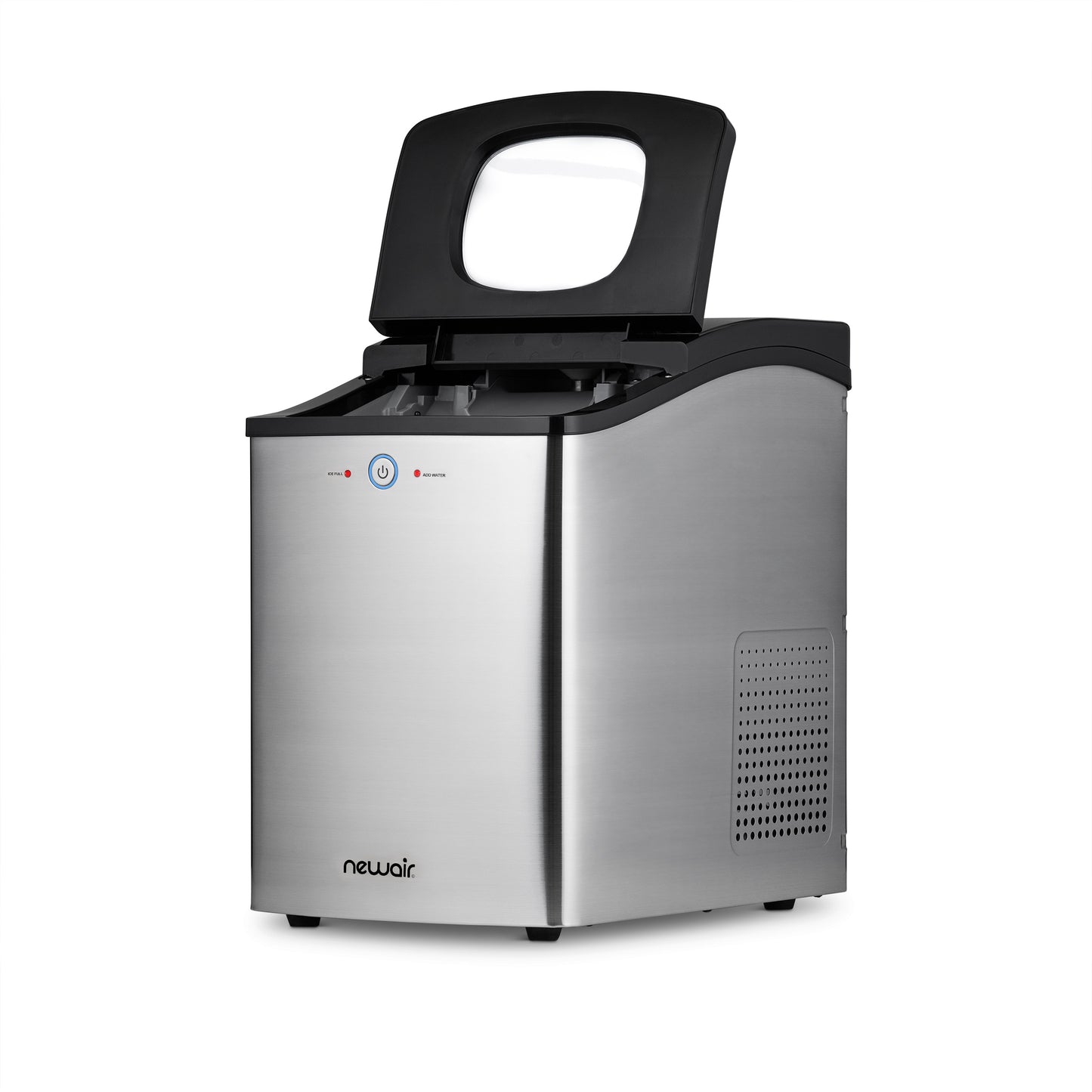 Newair® Countertop Ice Maker. Nugget Ice, 42 lbs/day - Stainless Steel