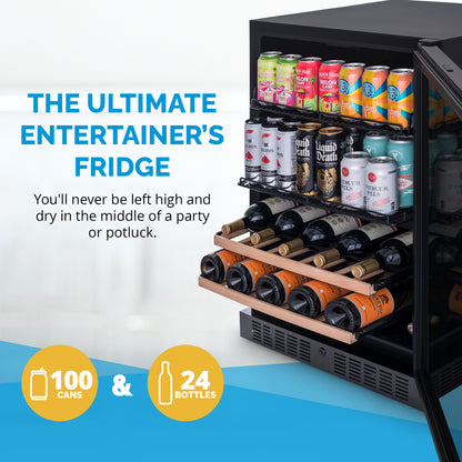 newair®-100-can-24-bottle-built-in-dual-zone-black-beverage-fridge-24