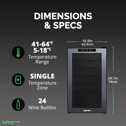 luma®-24-bottle-16-9-black-freestanding-wine-fridge