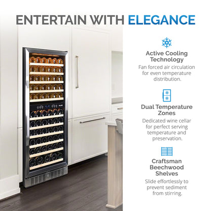 newair®-116-bottle-27-built-in-dual-zone-wine-fridge