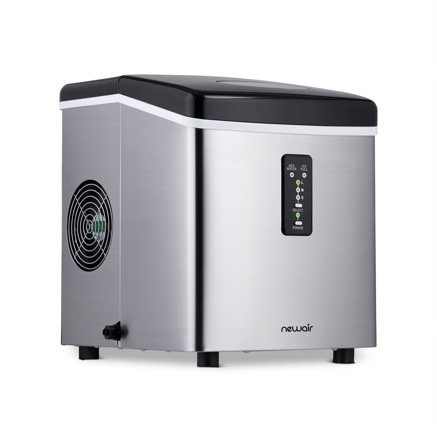 Newair® Countertop Ice Maker. Bullet Ice, 28 lbs/day