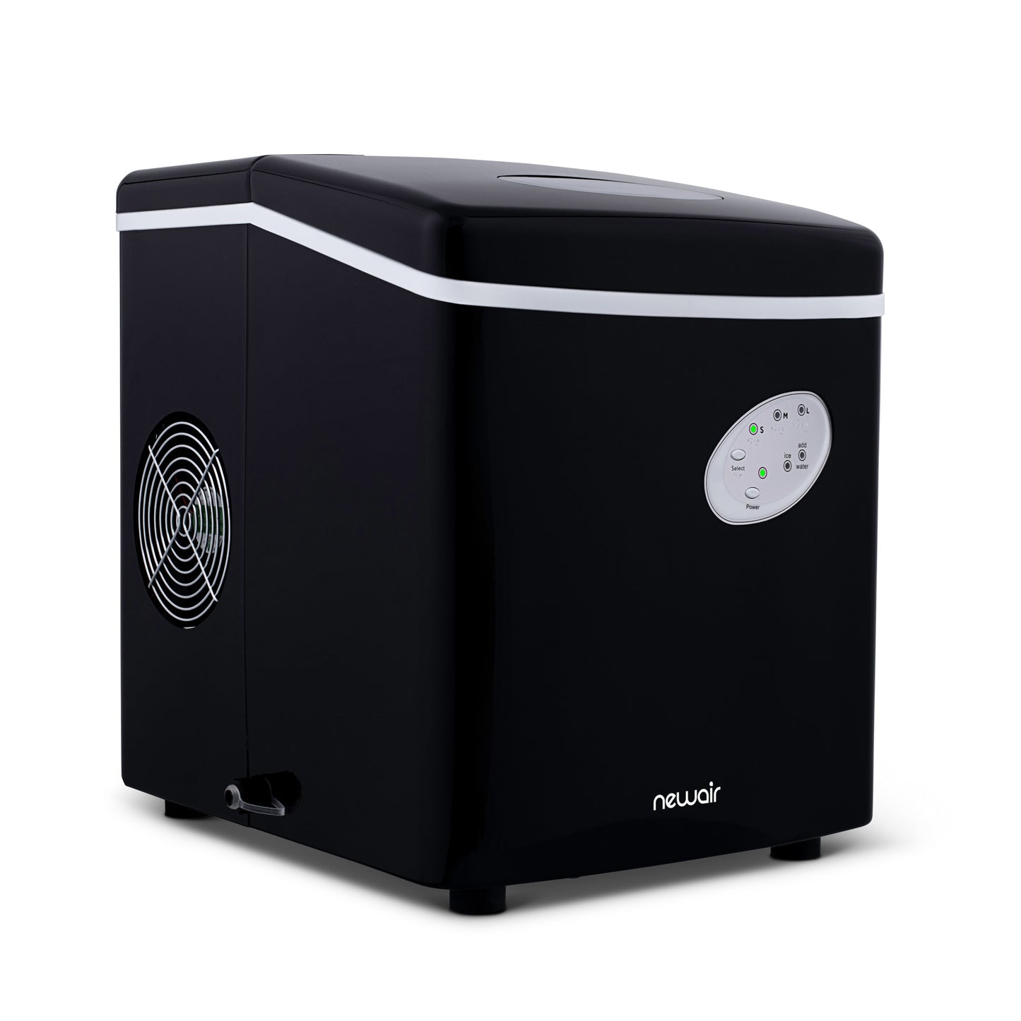 Newair® Countertop Ice Maker. Bullet Ice, 28 lbs/day