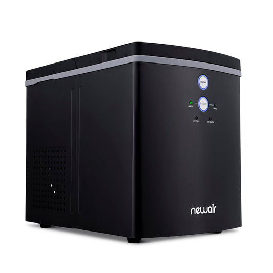 Newair® Countertop Ice Maker. Bullet Ice, 33 lbs/day - Black