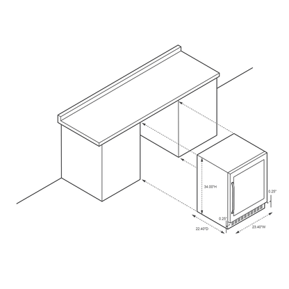 blemish-newair-flipshelf™-24-179-can-or-49-bottle-built-in-or-freestanding-wine-and-beverage-fridge-with-reversible-shelves