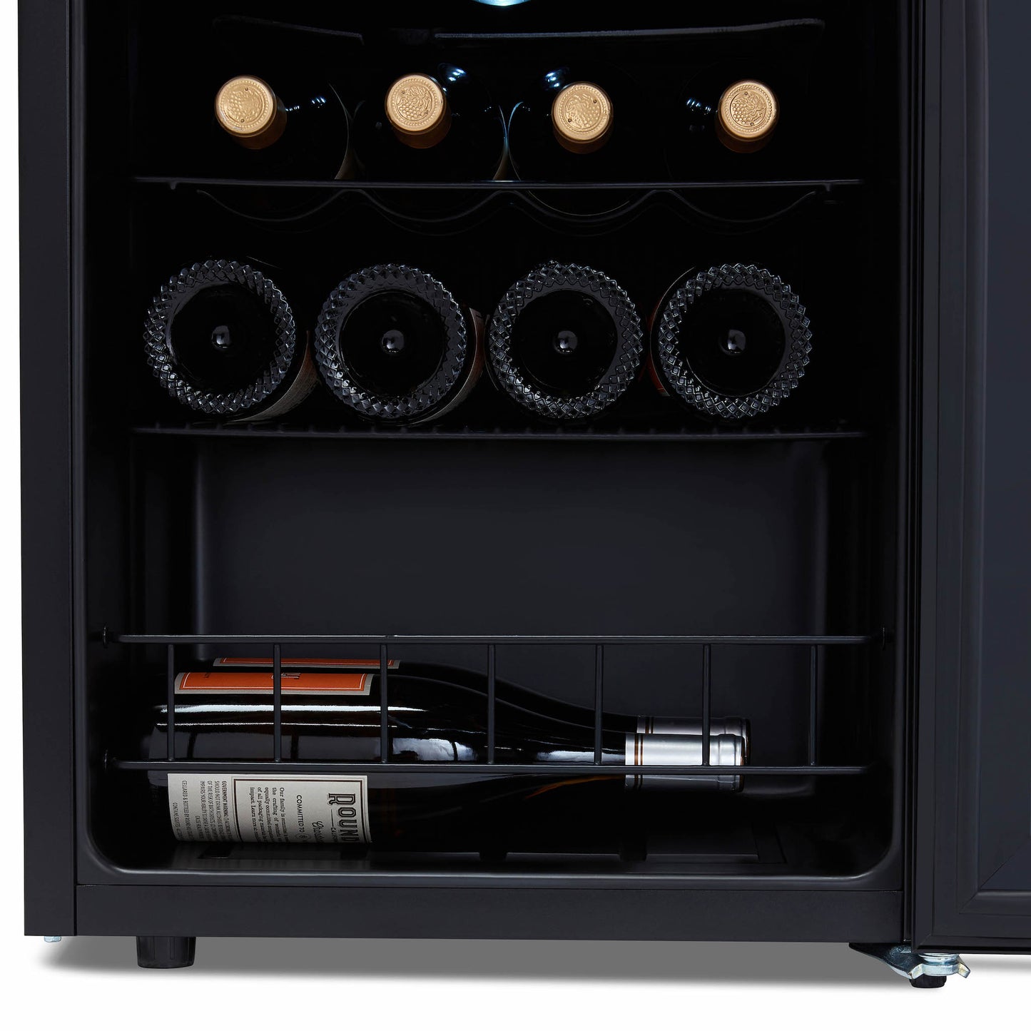 Newair® 16-Bottle 16.9" Black Freestanding Wine Fridge