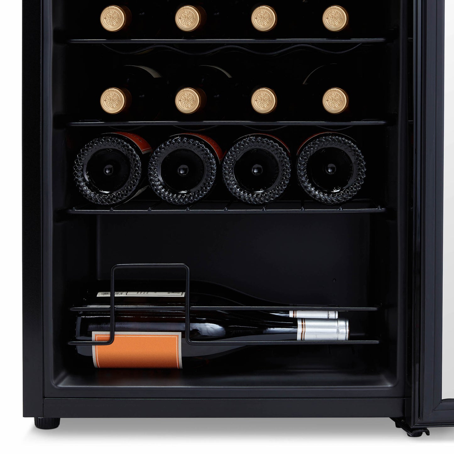 Newair® 24-Bottle 16.9" Black Freestanding Wine Fridge