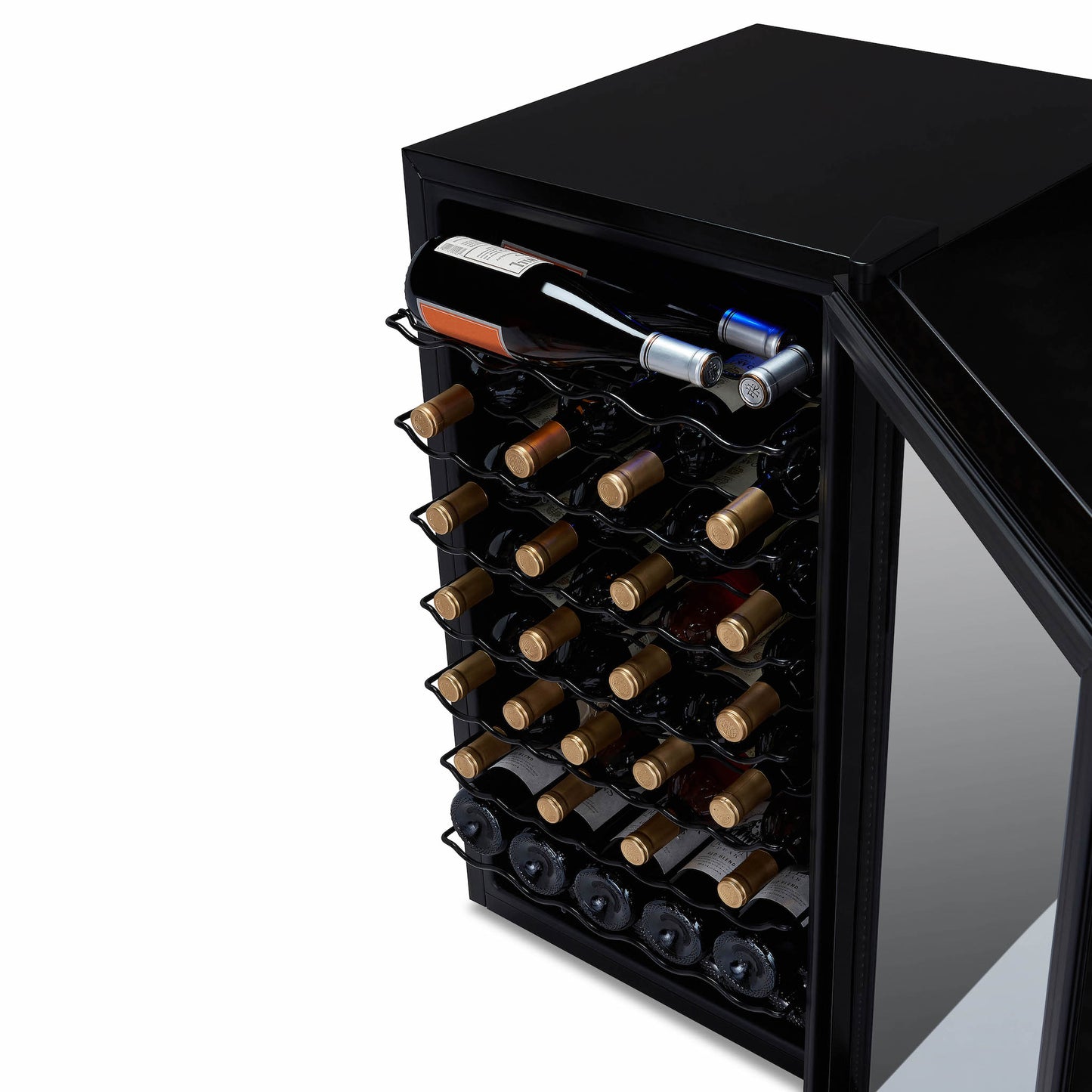 Newair® 51-Bottle 19.5" Black Freestanding Wine Fridge