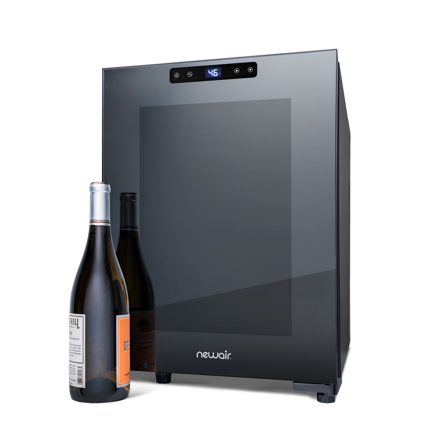 Newair® 12-Bottle 9.9" Black Freestanding Wine Fridge