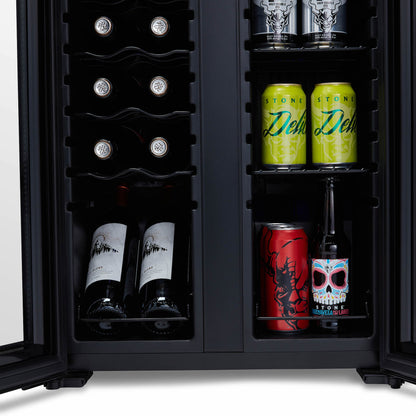 luma-comfort-39-can-12-bottle-freestanding-dual-zone-beverage-fridge-20