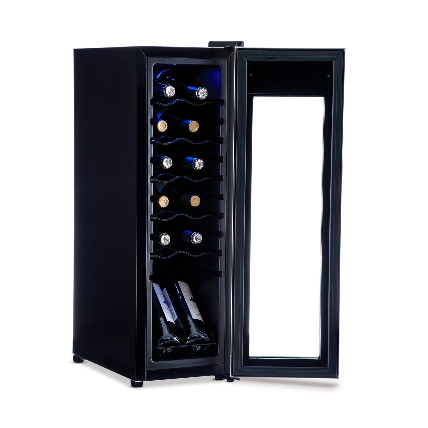 Newair® 12-Bottle 9.9" Stainless Steel Freestanding Wine Fridge