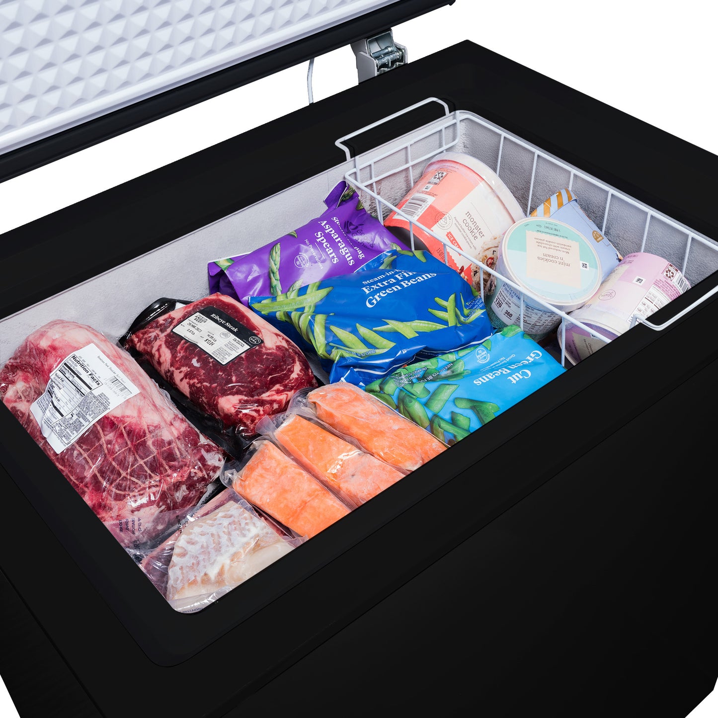 Newair® Mini Deep Chest Freezer, 5 Cu. Ft. - Black