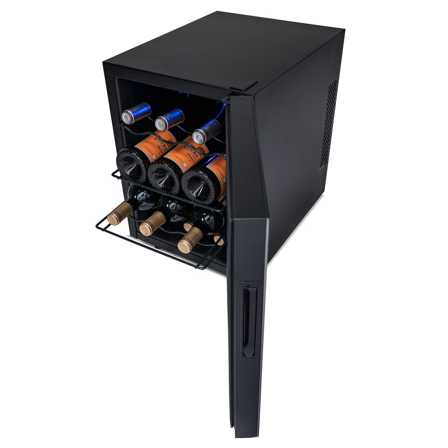 Newair® 12-Bottle 9.9" Black Freestanding Wine Fridge