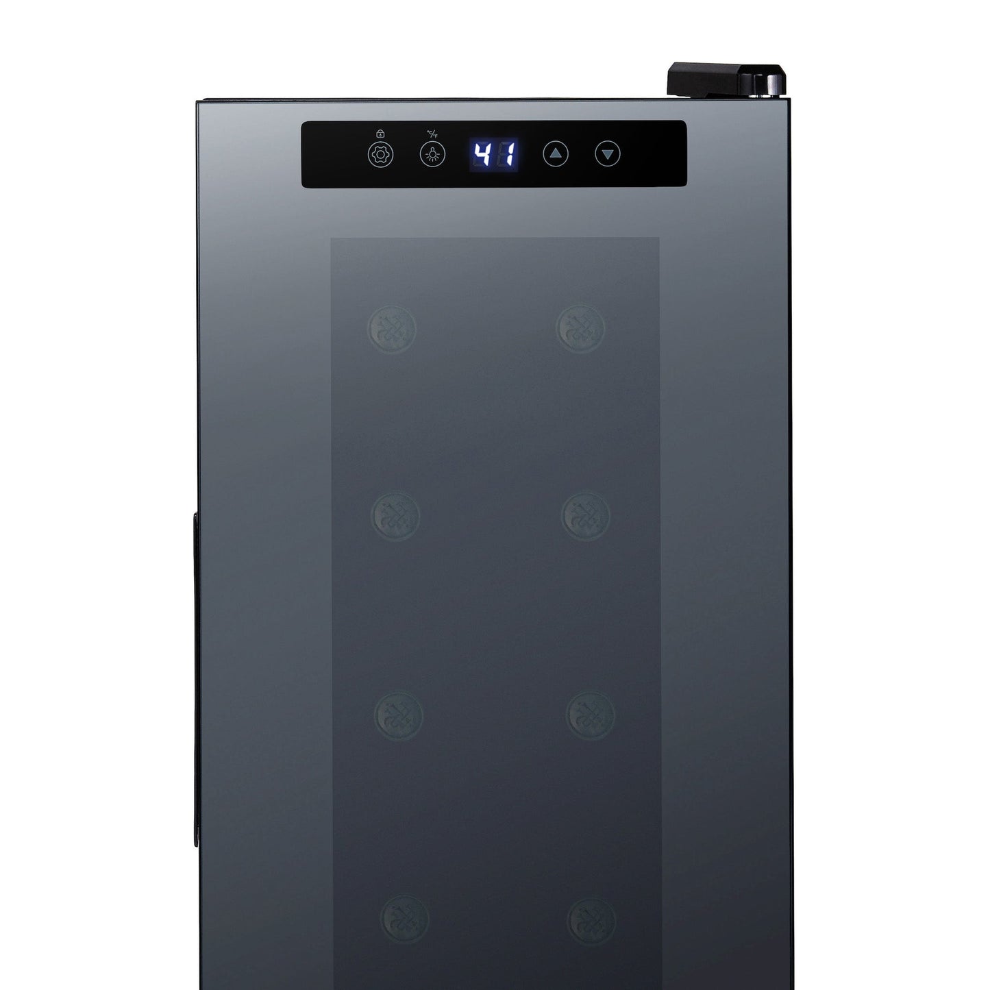 Luma® 12-Bottle 9.9" Black Freestanding Wine Fridge