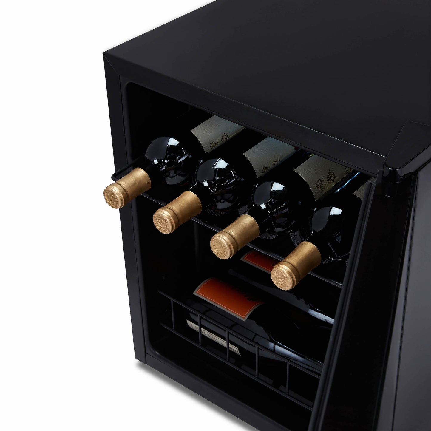 Luma® 16-Bottle 16.9" Black Freestanding Wine Fridge