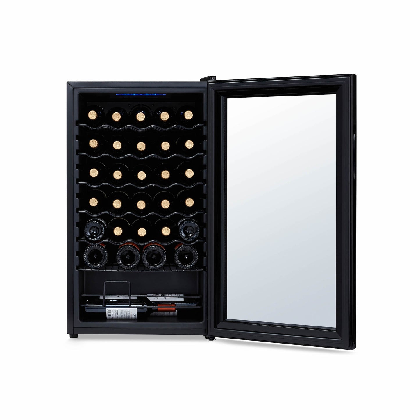 Luma® 34-Bottle 18.7" Black Freestanding Wine Fridge