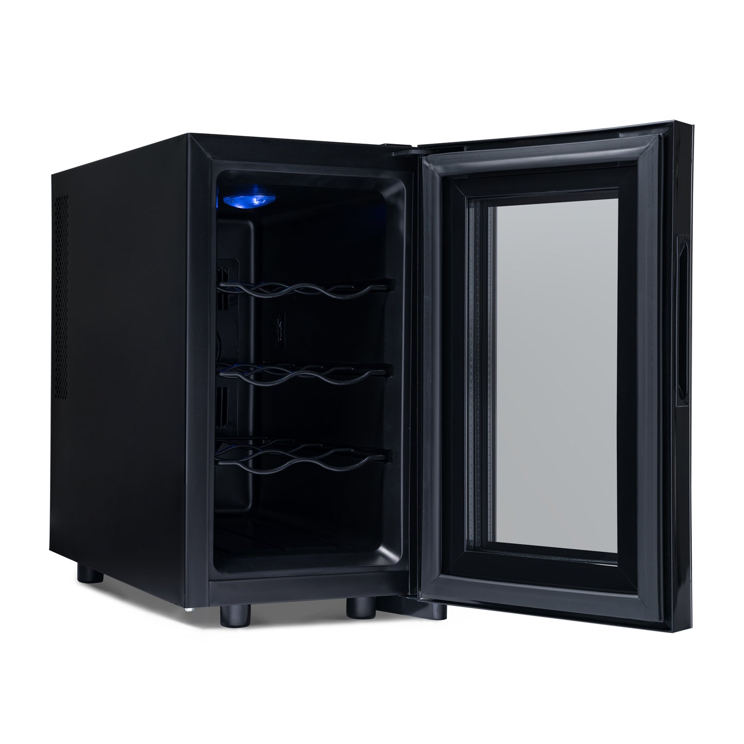 Newair® 8-Bottle 10.2" Black Freestanding Countertop Wine Fridge