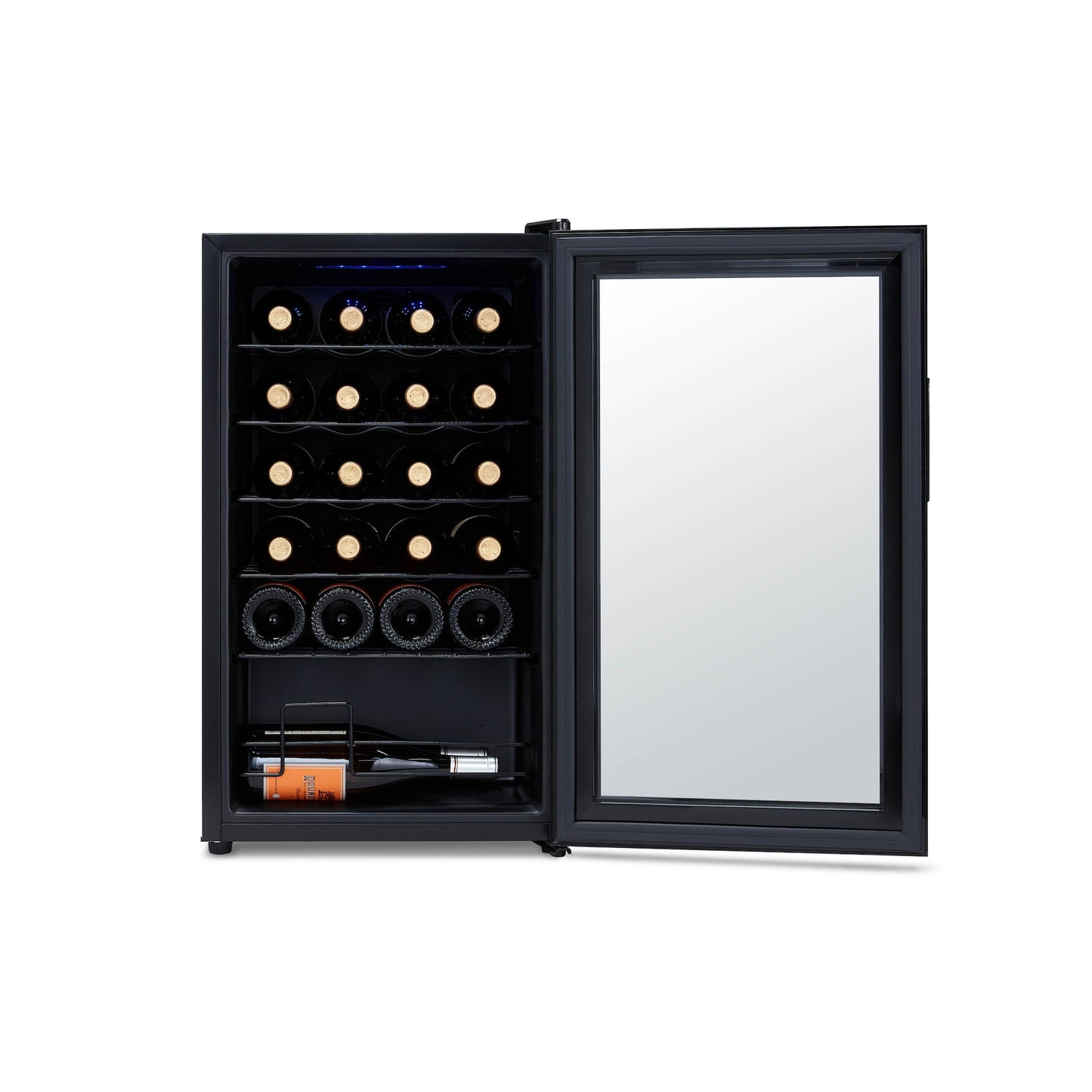 Luma® 24-Bottle 16.9" Black Freestanding Wine Fridge