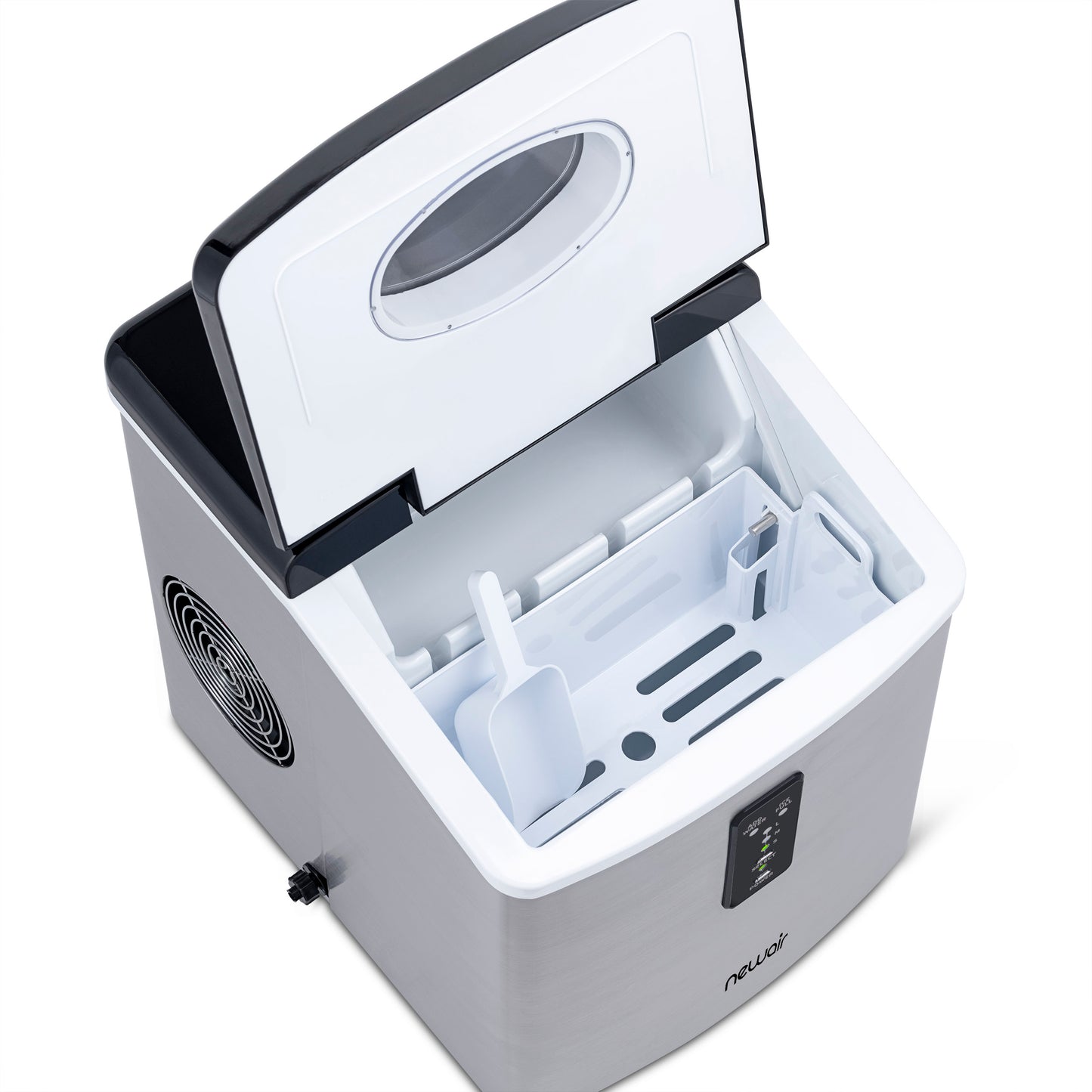 Newair® Countertop Ice Maker. Bullet Ice, 28 lbs/day