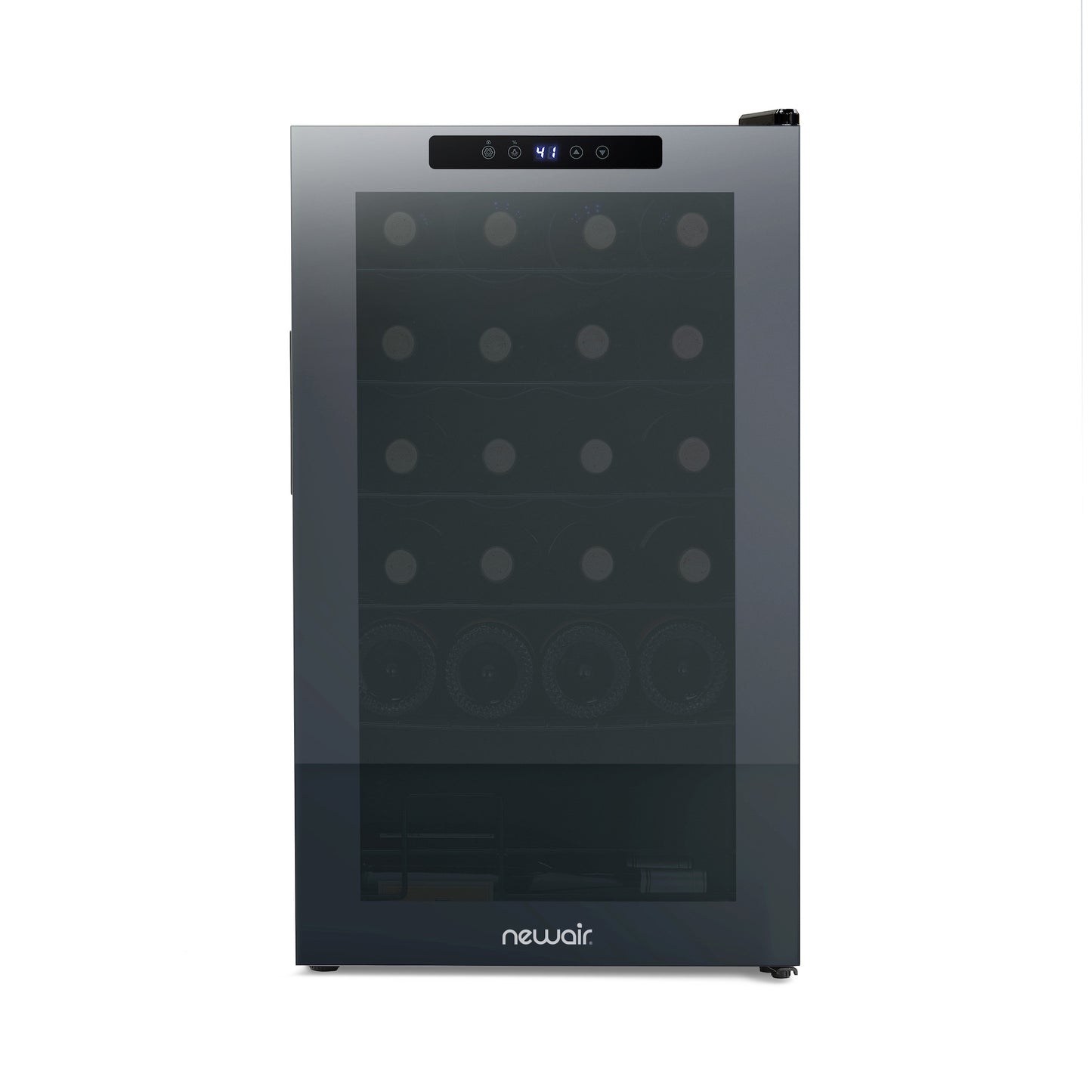 Newair® 24-Bottle 16.9" Black Freestanding Wine Fridge