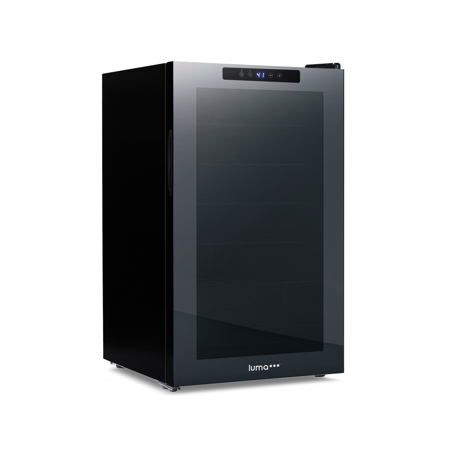 Luma® 24-Bottle 16.9" Black Freestanding Wine Fridge