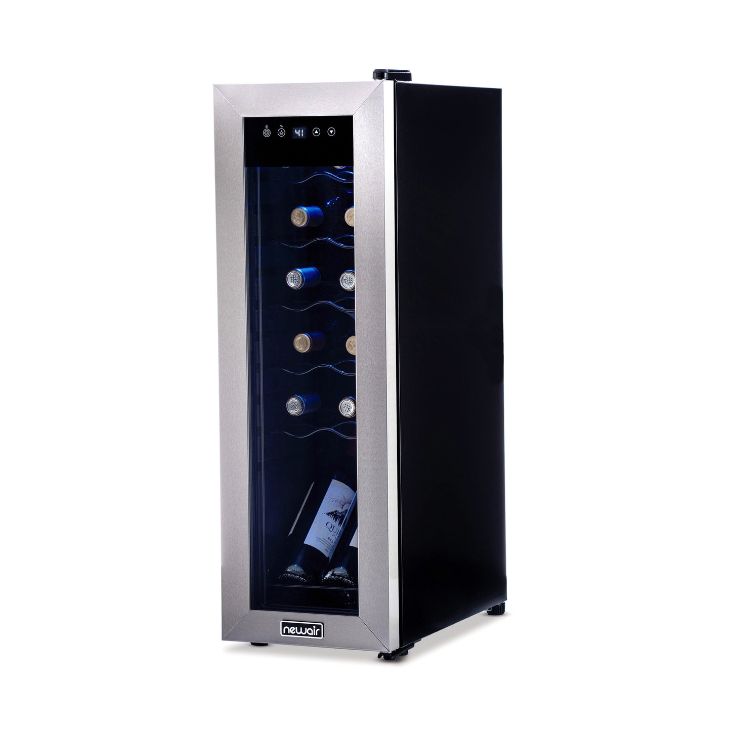 Newair® 12-Bottle 9.9" Stainless Steel Freestanding Wine Fridge