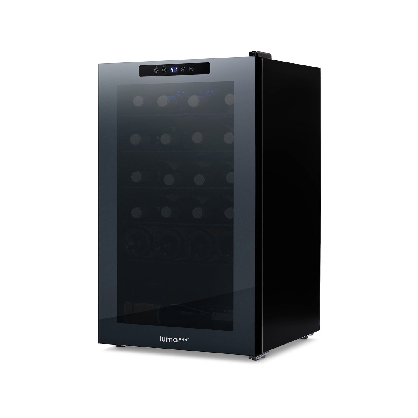 Luma® 24-Bottle 16.9" Black Freestanding Wine Fridge