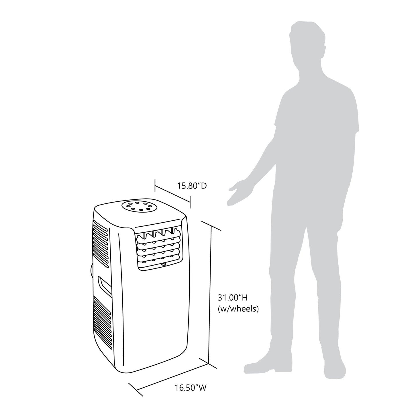 Newair® Portable Air Conditioner and Heater - 14,000 BTUs