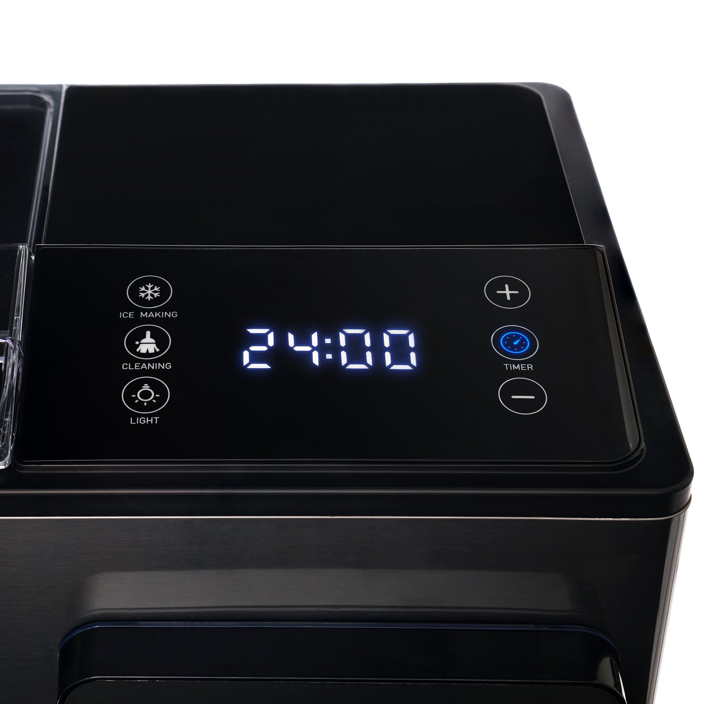 Luma® Countertop Ice Maker. Nugget Ice, 44 lbs/day - Black Stainless Steel