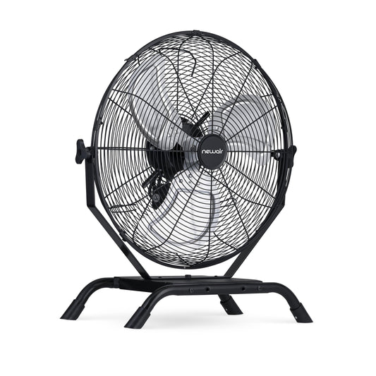 Newair 18" & 20” Outdoor Rated 2-in-1 High Velocity Floor or Wall Mounted Fan with 3 Fan Speeds and Adjustable Tilt Head High-Velocity Fans    