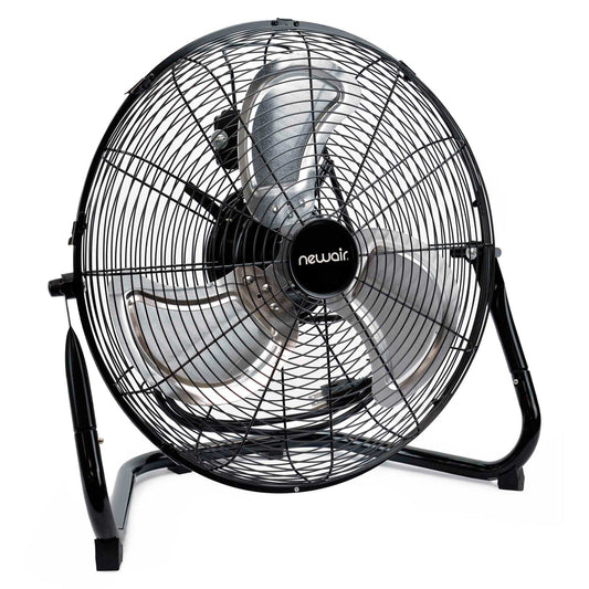 Newair 18” High Velocity Portable Floor Fan with 3 Fan Speeds and Long-Lasting Ball Bearing Motor High-Velocity Fans