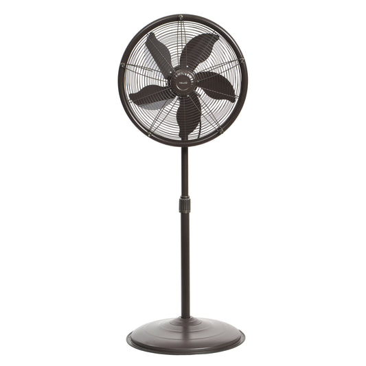 Newair Outdoor Misting Fan and Pedestal Fan Combination, 600 sq. ft. With 3 Fan Speeds and Sturdy All Metal Design, Connects Directly to Your Hose Misting Fans    